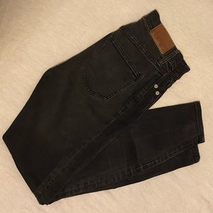 Madewell black high waist skinny